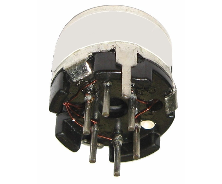 Pot Core Transformer mounted on Tag Plate (Through Hole Pins) and assembled with Spring and Can (2)